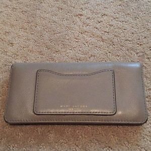 Marc Jacobs Wallet Grey Leather